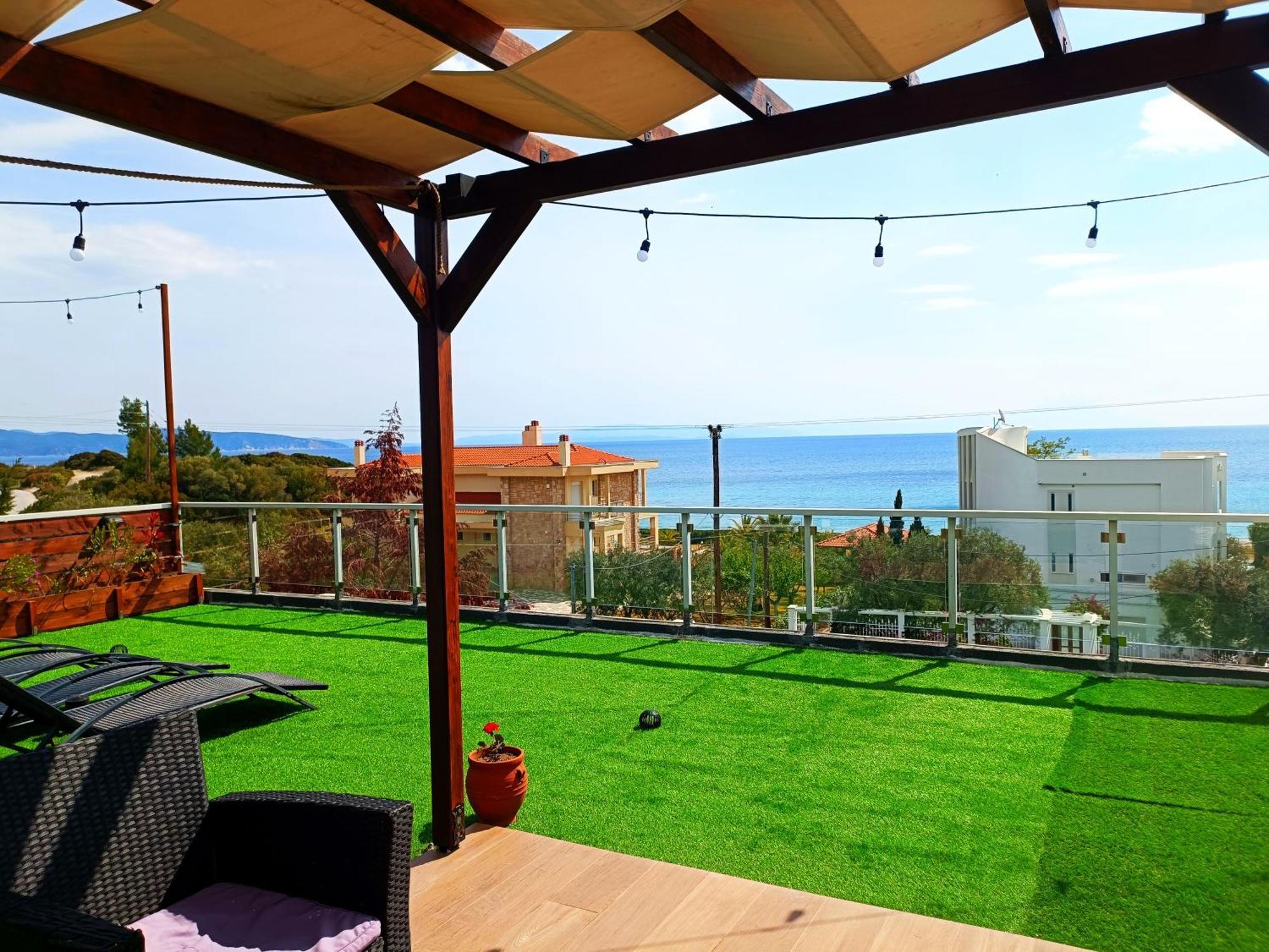 Salonikiou Beach Apartments & Villas Agios Nikolaos  Exterior photo